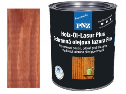 PNZ Olejová lazúra Plus 0,75l Odtieň: Mahagón  + darček k objednávke nad 40€