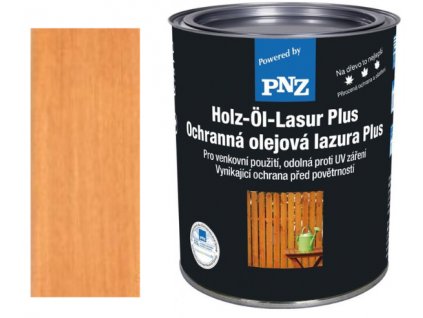 PNZ Olejová lazúra Plus 0,75l Odtieň: Smrekovec - Lärche  + darček k objednávke nad 40€