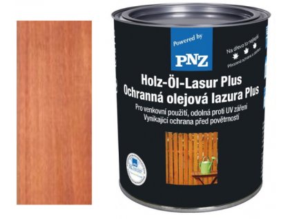 PNZ Olejová lazúra Plus 2,5l Odtieň: Gaštan - Kastanie  + darček podľa vlastného výberu