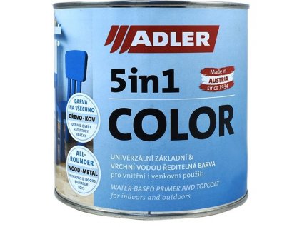 Adler 5in1 COLOR 0,75L (Univerzálna vodouriediteľná krycia farba)  + darček k objednávke nad 40€