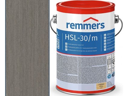 Remmers - HSL-30/m PROFI HOLZSCHUTZ LASUR 3in1 (Ochranný lak na drevo) 7112 - Grafitová šedá - graphitgrau