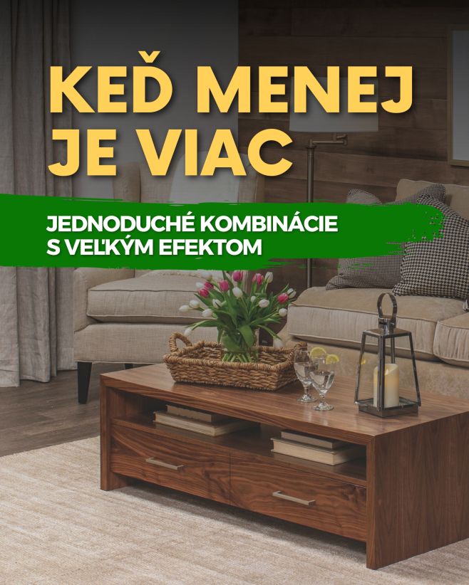 Jednoduchosť, ktorá funguje. 🌿 Drevo s jedným kontrastným prvkom vytvára priestor, ktorý pôsobí vyvážene a útulne a...