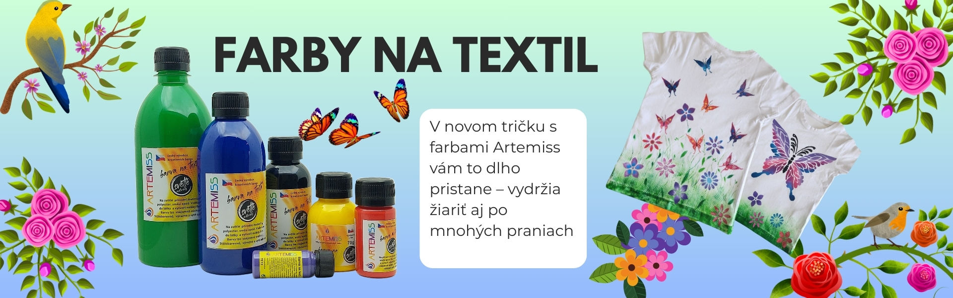 Farby na textil