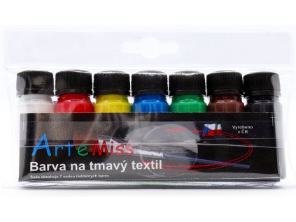 Sada farieb na tmavý textil