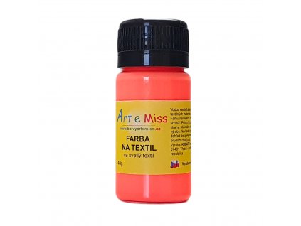 Farba na textil 74 neón červená