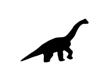 Dinosaurus plastová šablóna