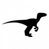 Dinosaurus plastová šablóna 2