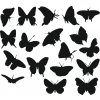Motýliky plastová šablóna