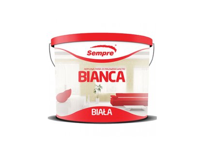 SEMPRE BIANCA PLUS - Akrylová farba biela do interiéru