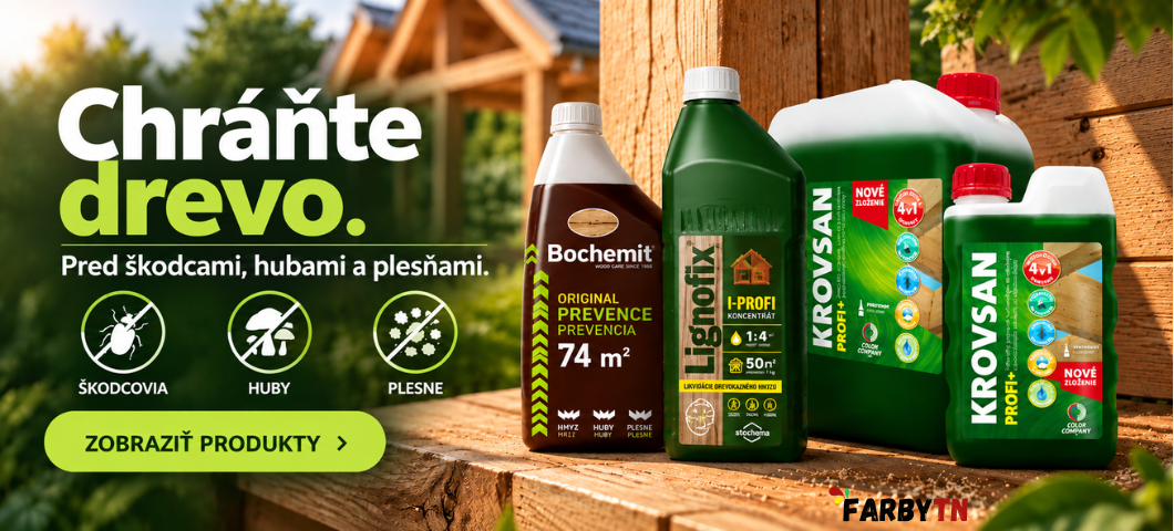 Prípravky na ochranu a prevenciu dreva