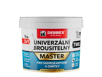 Univerzálny brúsiteľný tmel (Farba biela, Balenie 1,5 kg, Typ obalu kelímok)