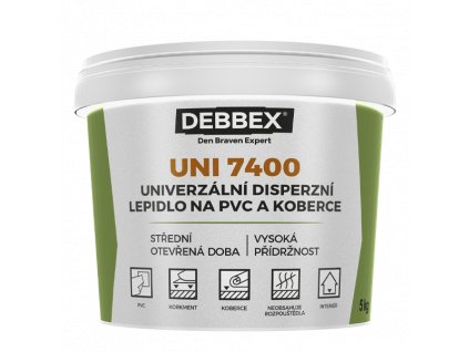 Univerzálne disperzné lepidlo na PVC a koberce UNI 7400