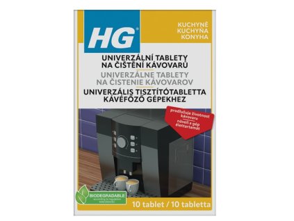 HG univerzálne tablety na čistenie kávovarov
