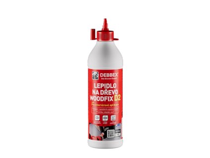 Lepidlo na drevo WOODFIX D2 (Farba biela, po vytvrdení transparentná, Balenie 250 g, Typ obalu dóza)