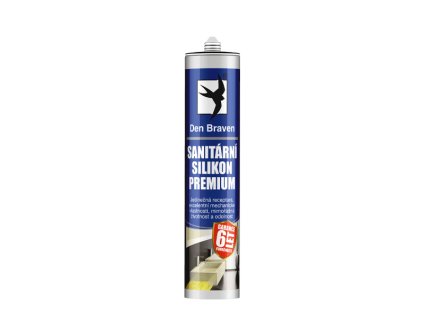 Sanitárny silikón PRÉMIUM (Farba transparentná, Balenie 280 ml, Typ obalu kartuša)