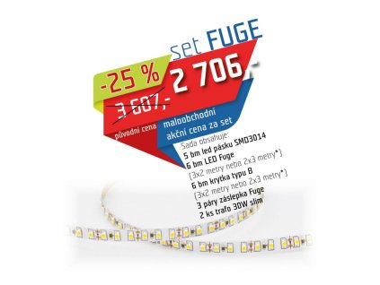 32517 led set bila tepla profil fuge