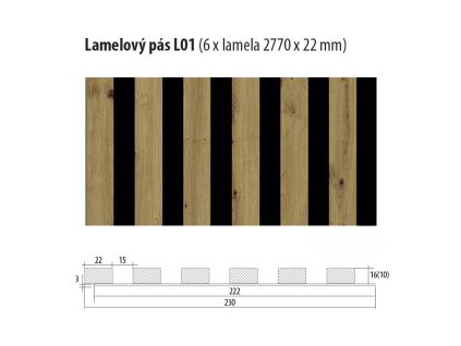 černá MDF L01