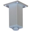 Nábytková nožka 60x60 Eco stříbrný elox (Rozměr Výška nožky 710 mm)