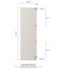 dvírko 600x2000mm ANO