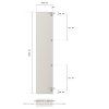 dvírko 400x2000mm ANO