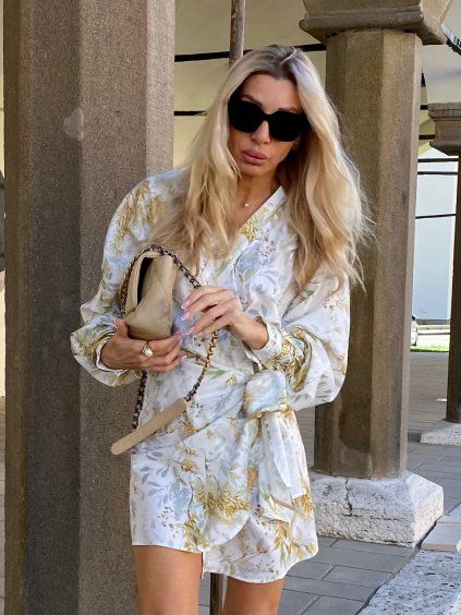 MINI NATURAL YELLOW DRESS