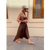 MIDI DRESS BROWN
