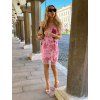PINK SATEN DRESS