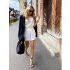 BLOUSE WHITE SATEN