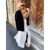 DRESS WHITE-BLACK LUXURY