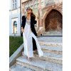 DRESS WHITE-BLACK LUXURY