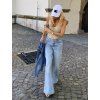 KNITTED TANK TOP GOLD