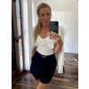 TOP WHITE SATEN