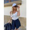 TOP WHITE SATEN