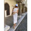 WHITE GLAMOUR DRESS