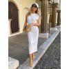 WHITE GLAMOUR DRESS