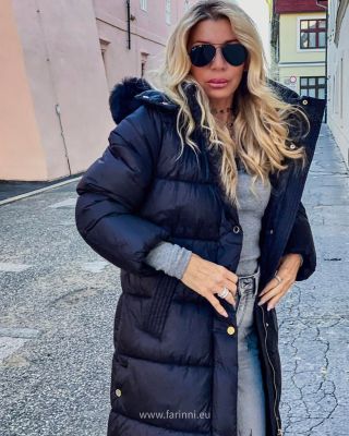 NEW FRACOMINA 🖤🩶 BLACK & GREY ELEGANCE Nadčasová čierna v podaní FRACOMINA – kvalitná zimná bunda s krásnym strihom a...