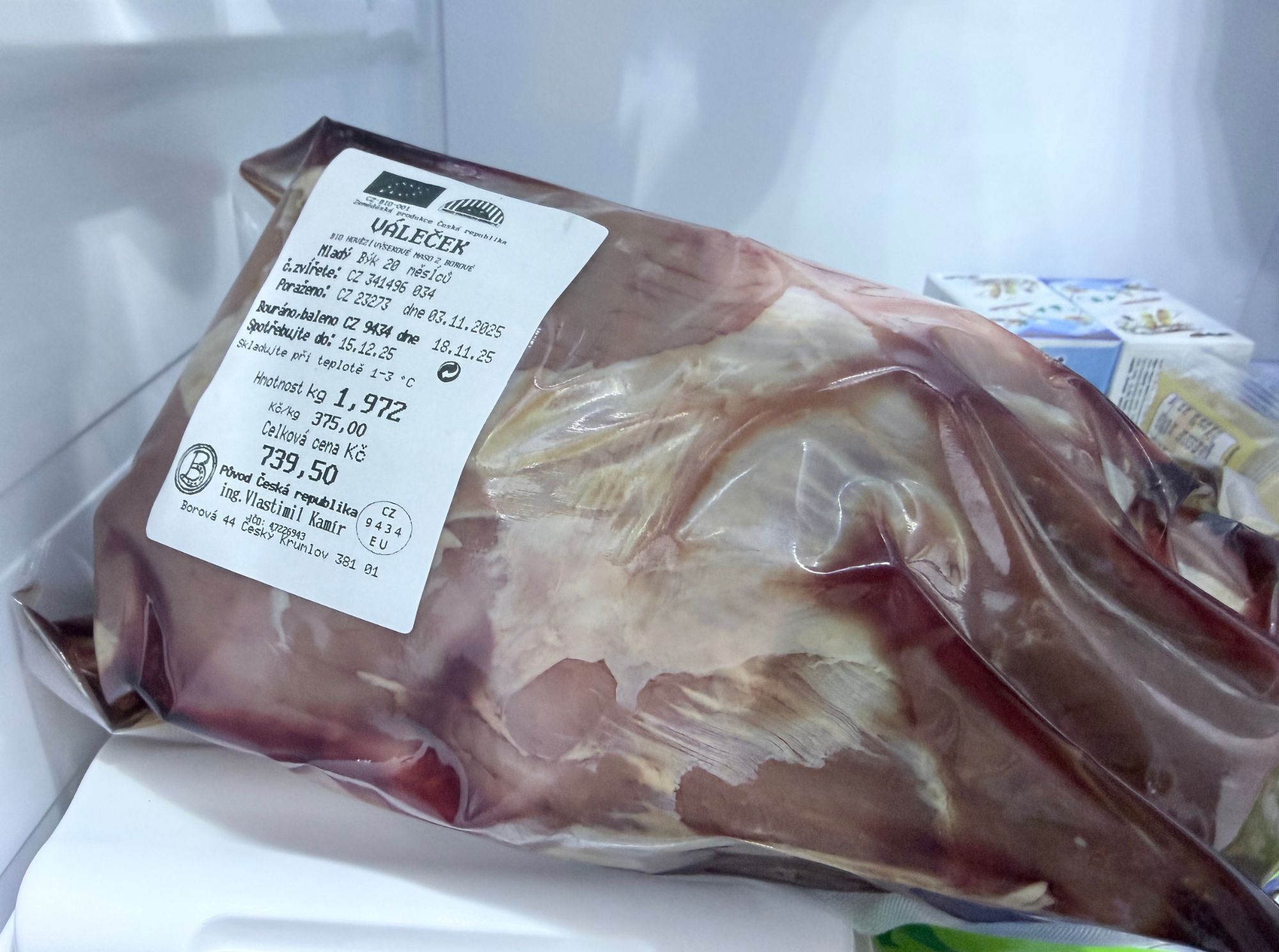 Jak správně skladovat vakuované hovězí maso