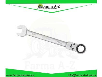 Klíč ráčnový očkoplochý s kloubem, 72 zubů, 19mm, L 249mm