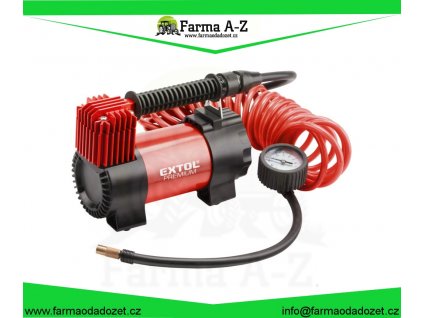 Kompresor auto 12V v tašce s příslušenstvím, 12V, 10,3bar
