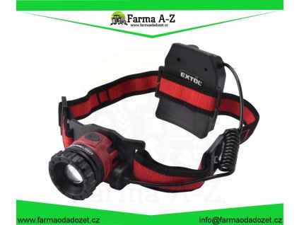 čelovka 450lm CREE XPL, USB nabíjení, 10W CREE XPL, funkce ZOOM