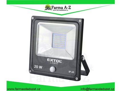 Reflektor LED s pohybovým čidlem, 1500lm, ECONOMY