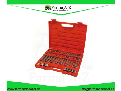 Hroty IMBUS-TORX-XZN, sada 51ks, pro ráčny 3/8", 1/2", S2