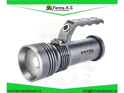 Svítilna 300lm, zoom, celokovová, 5W LED