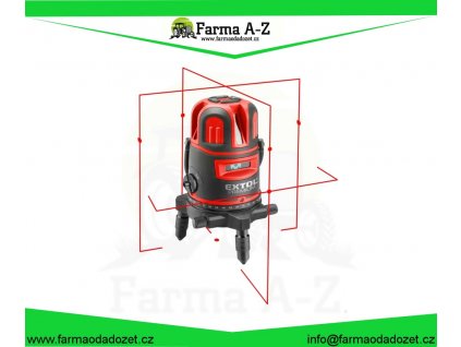Laser červený liniový, křížový samonivelační