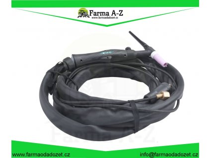 Hořák TIG, 10-25, 4m kabel, 5,5m hadice