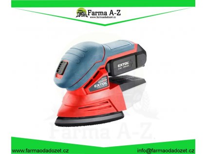 Bruska vibrační delta aku SHARE20V, 20V Li-ion, 2000mAh