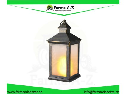 Lucerna LED s plamenem