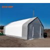 Plachtová hala 208016DP 6,1m x 24,4m x 4,88m - 900g PVC BÍLÁ- dvojitá konstrukce