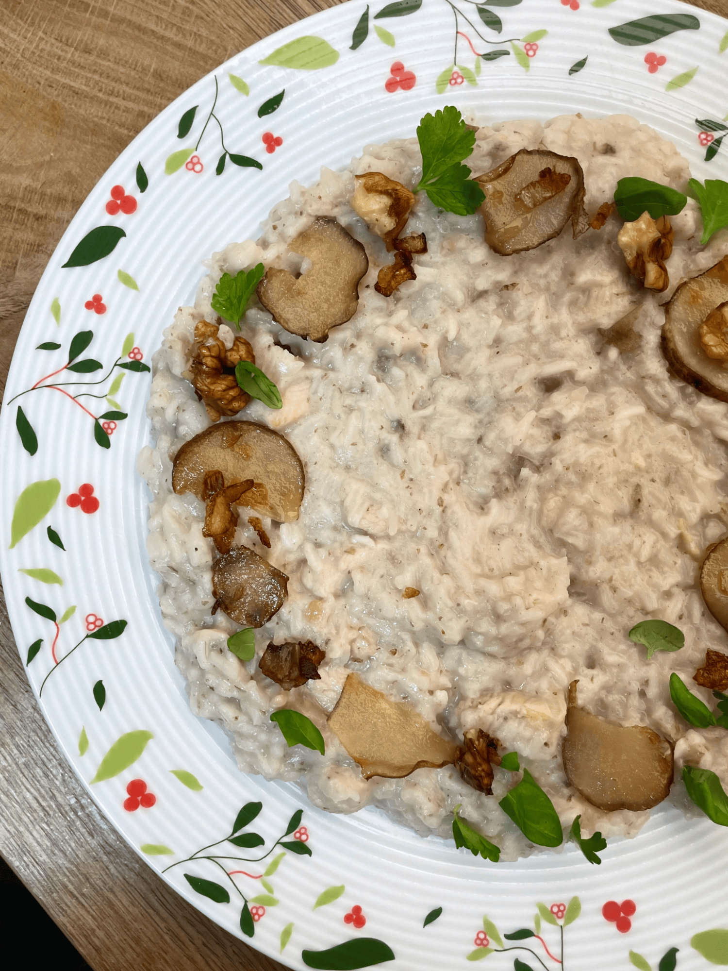 Krémové rizoto s topinamburem