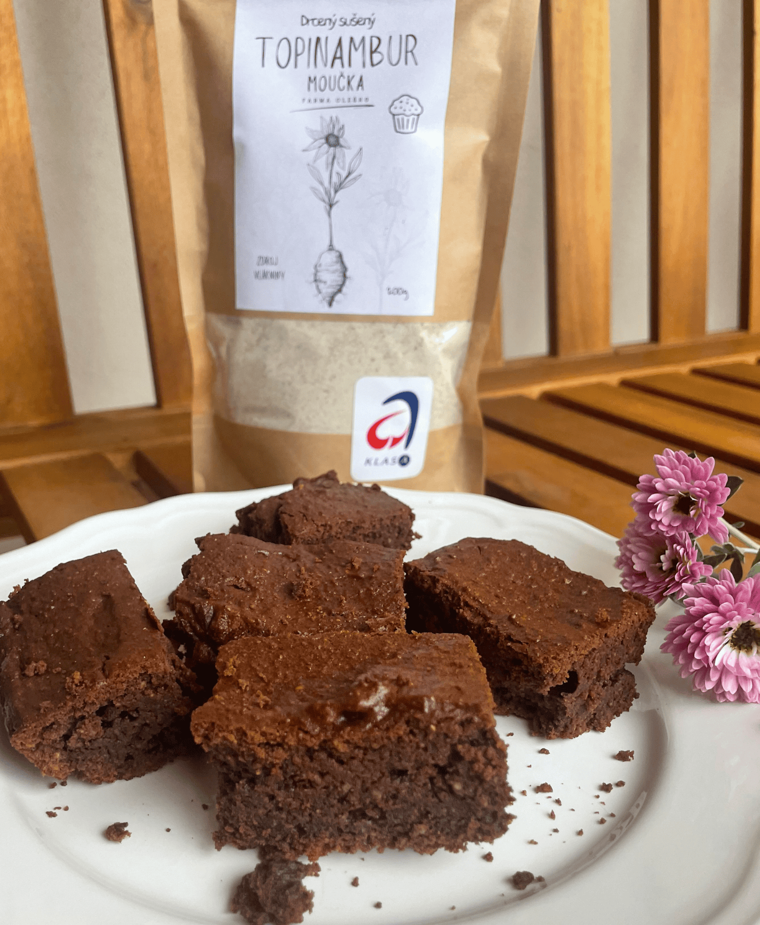 Topinamburové brownies
